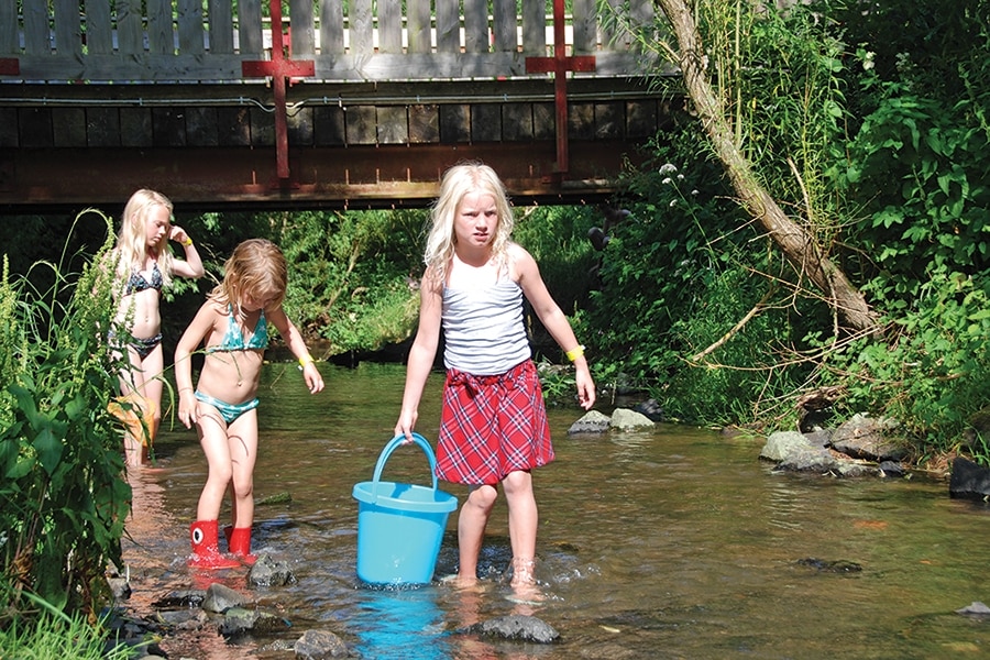 Camping in der Enz