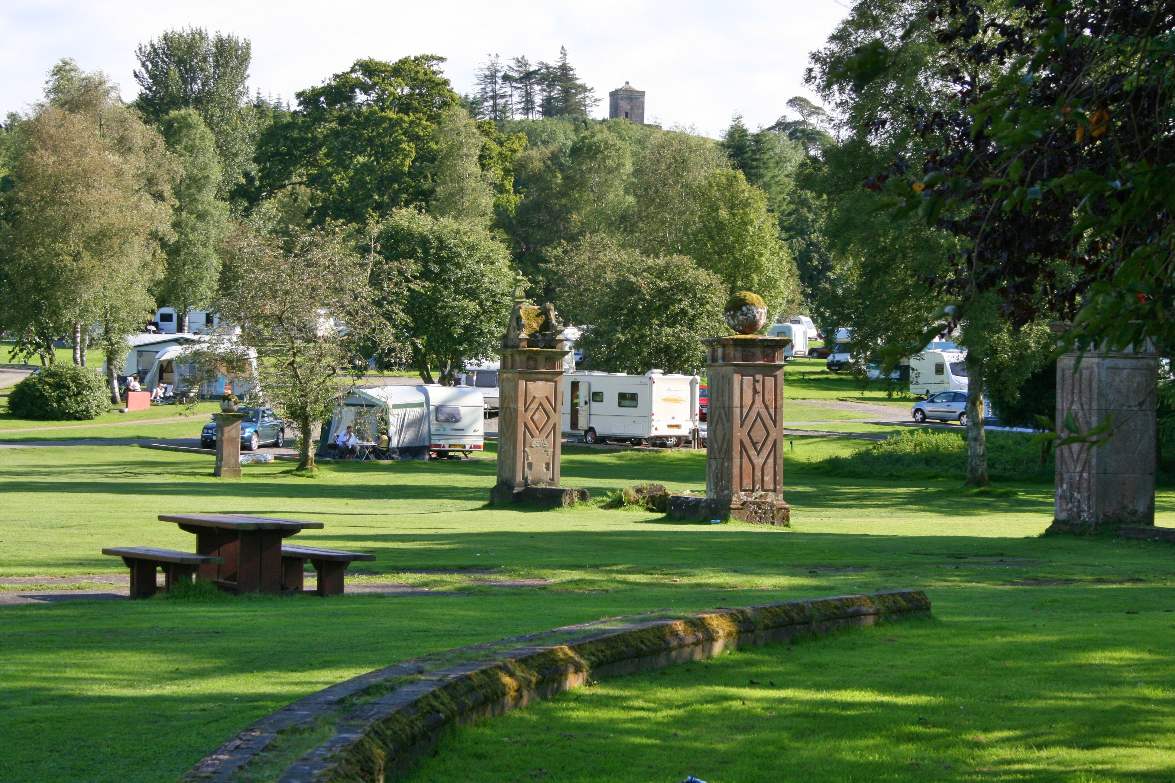 Hoddom Castle Caravan Park