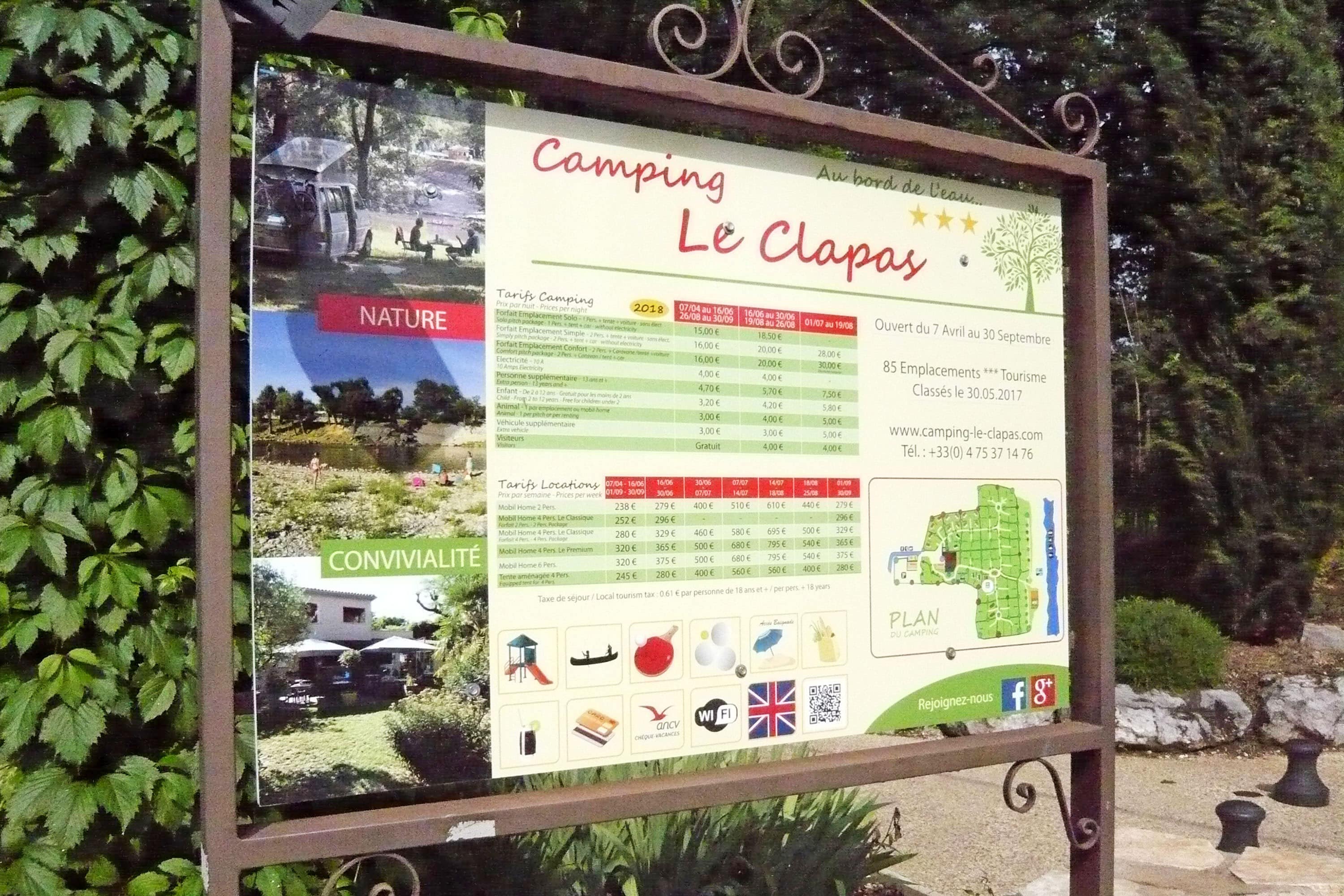 Camping Le Clapas