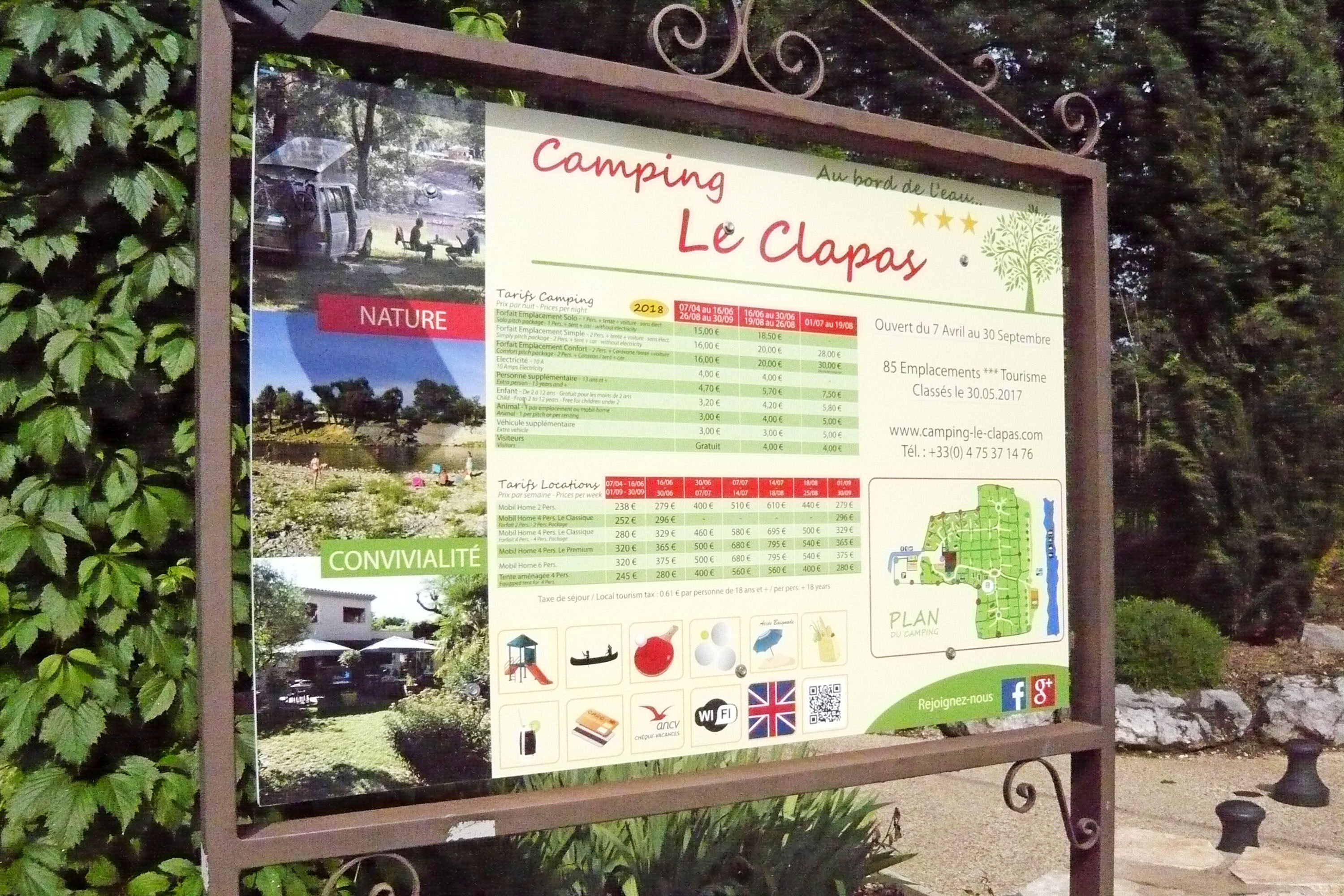 Camping Le Clapas