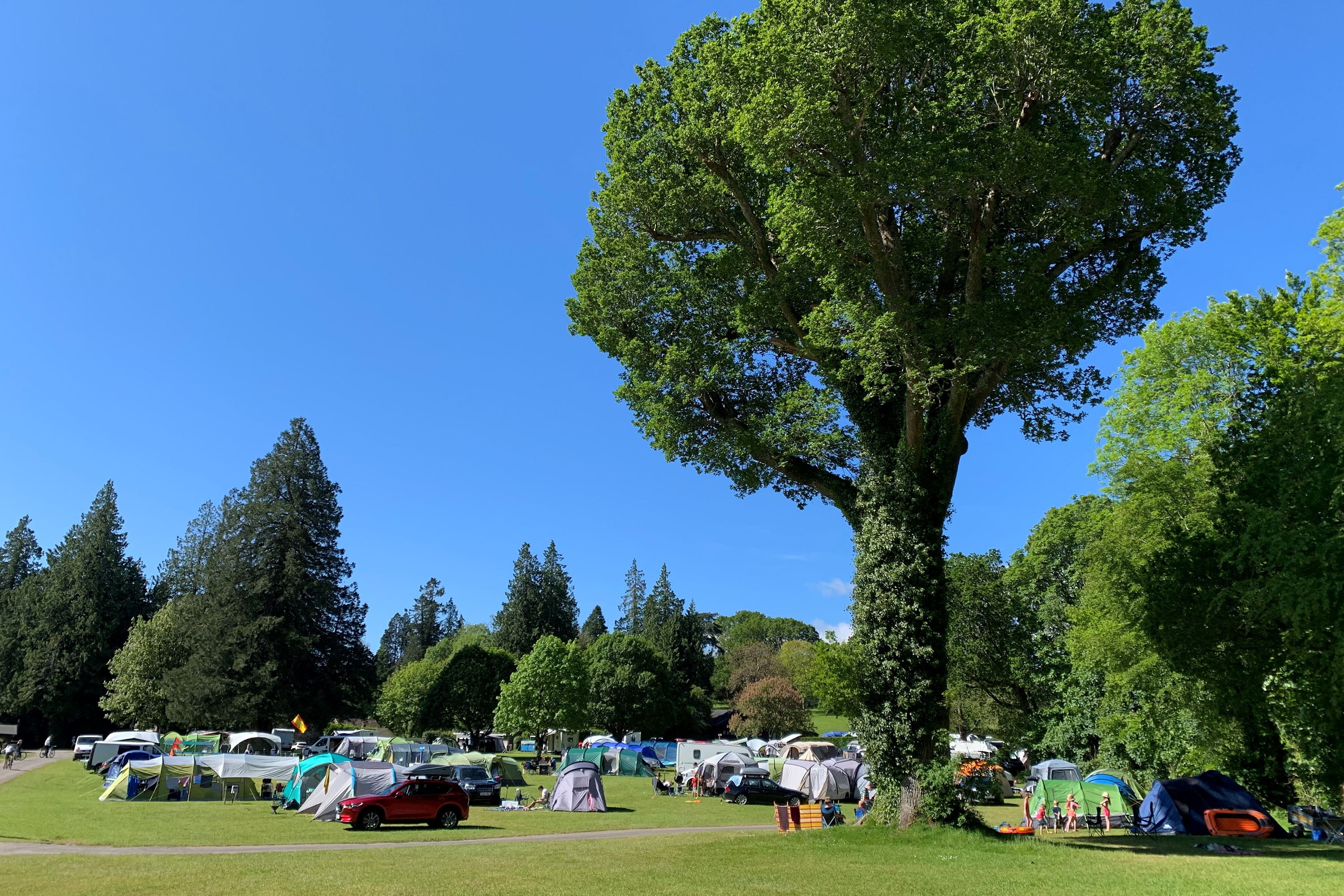 Camping River Dart Country Park