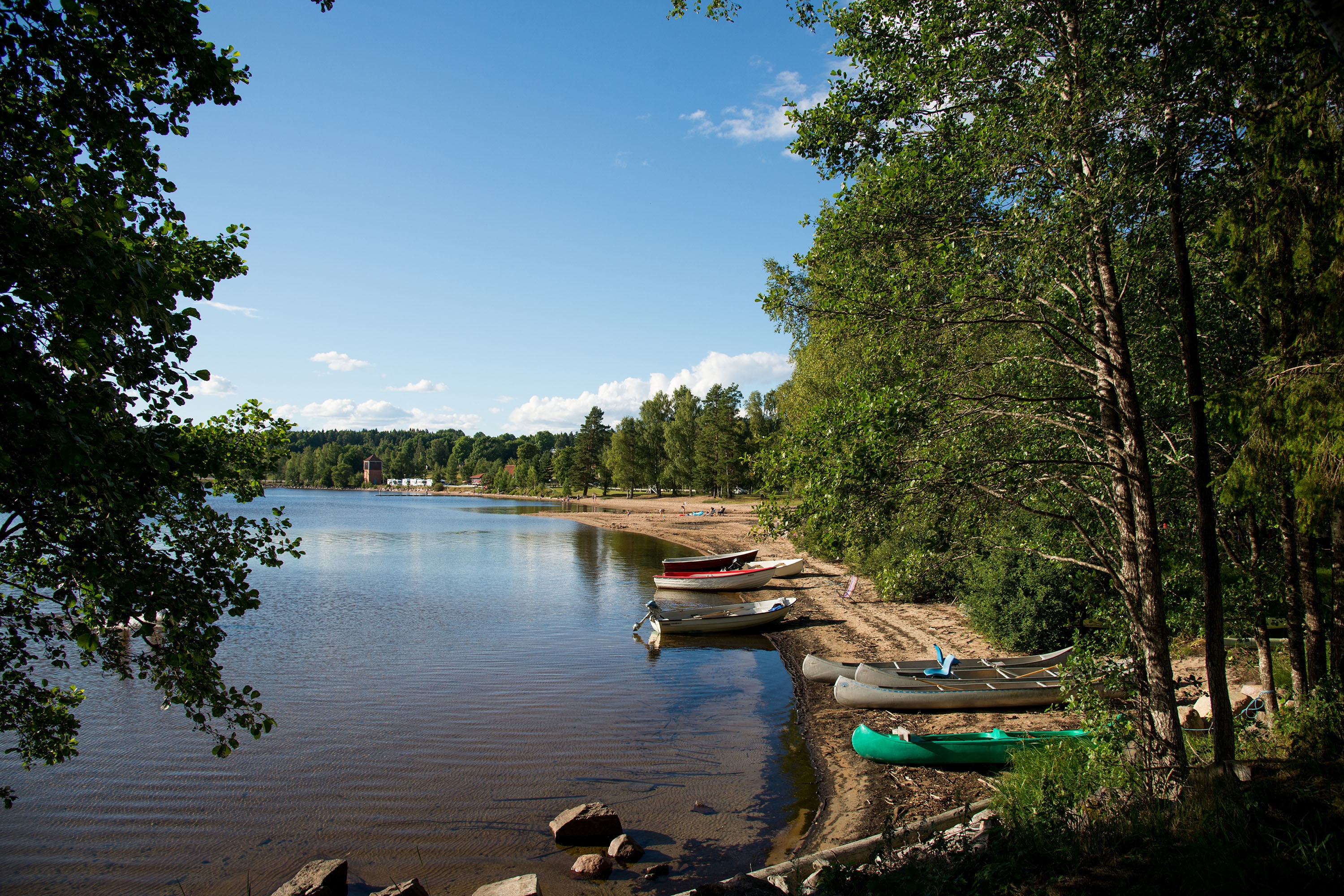 Sandaholm Camping, bad och restaurang