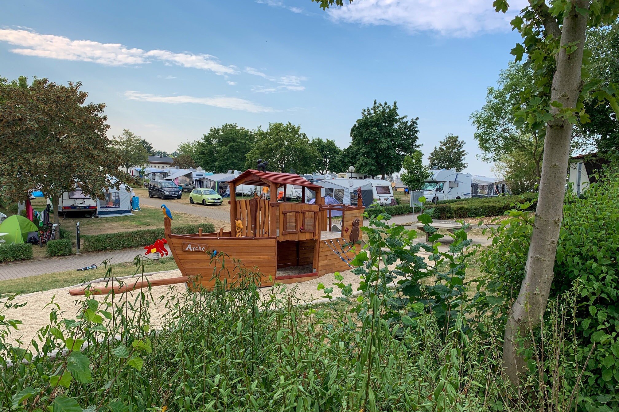 Talsperre Pöhl, Campingplatz Gunzenberg