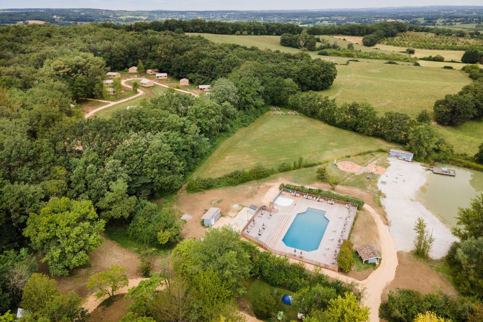 Camping Huttopia Vallée du Lot