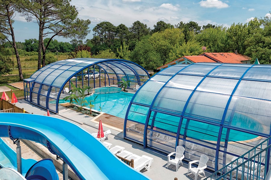 Camping Landes Bleues.