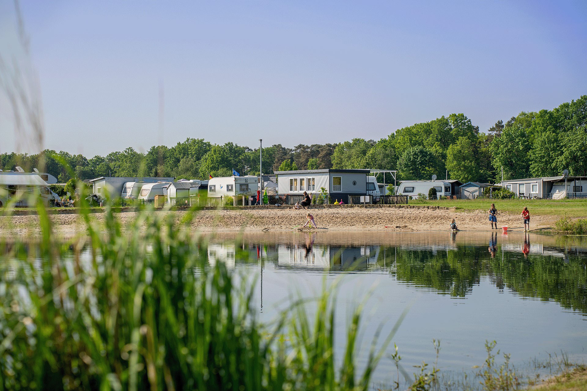 Exterior view of Camping Münsterland Eichenhof in Sassenberg